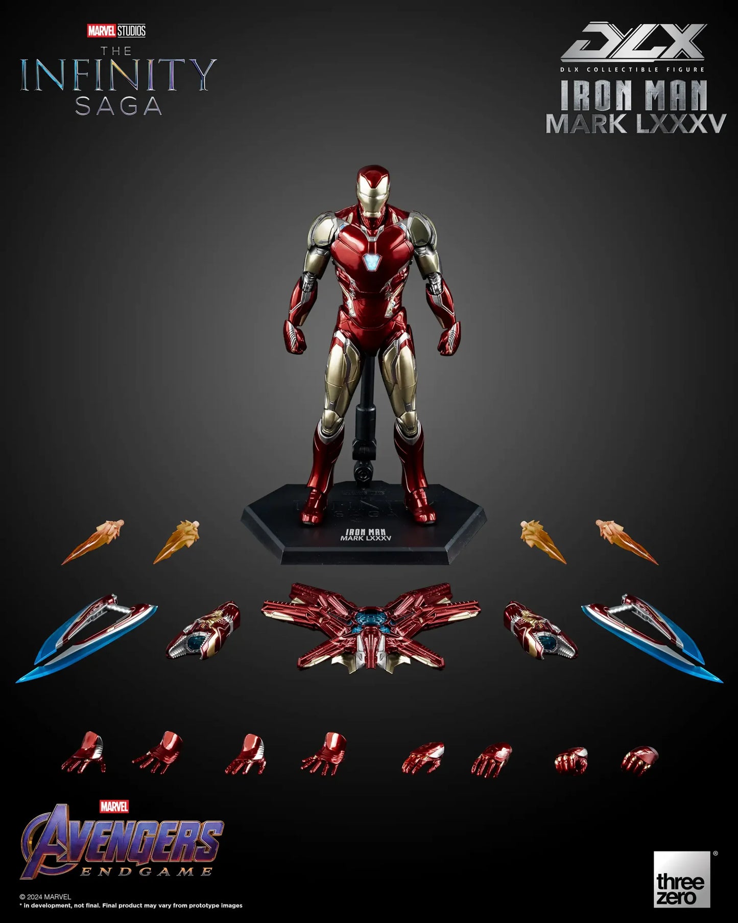 ThreeZero Marvel Studios: The Infinity Saga DLX Iron Man Mark 85