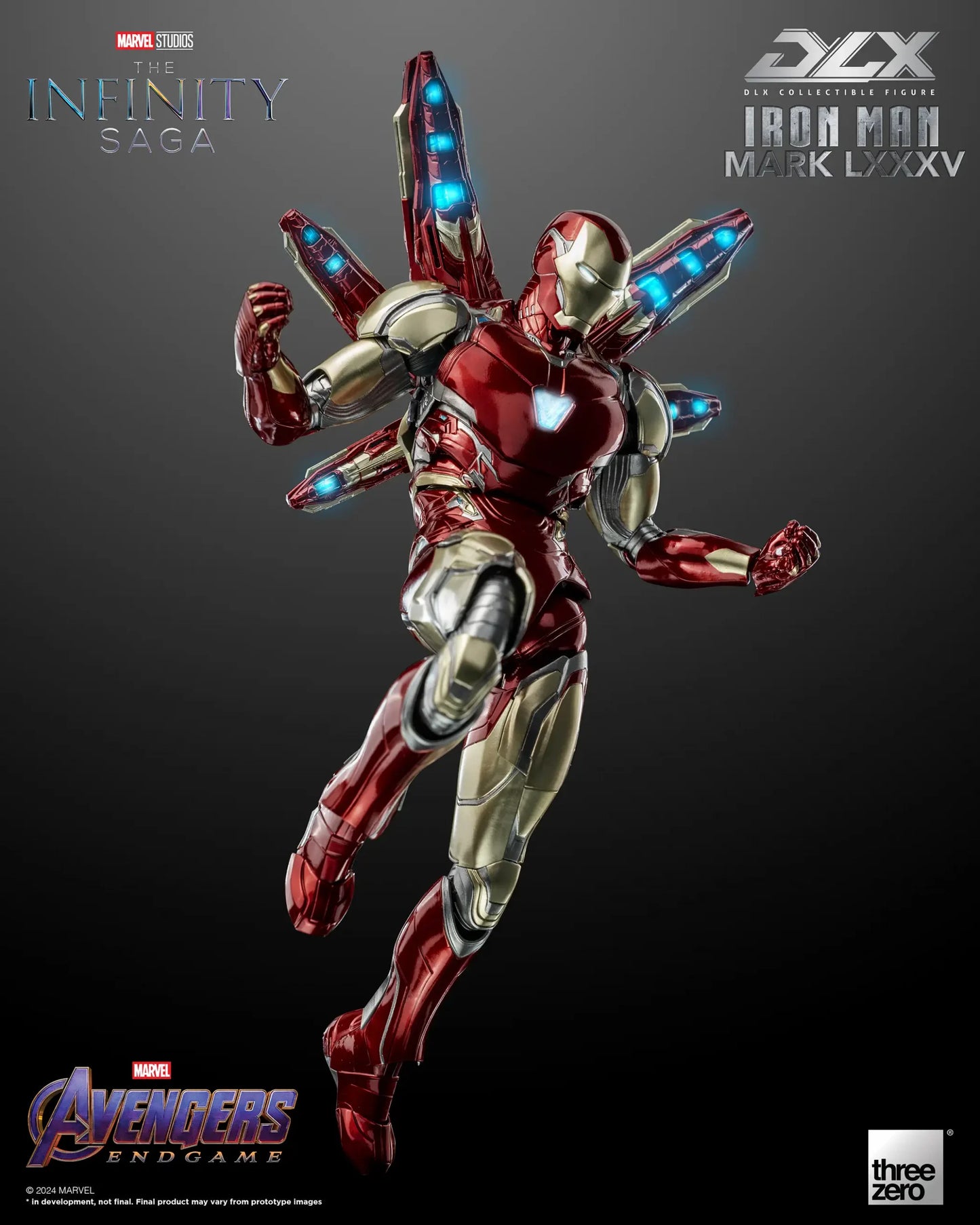 ThreeZero Marvel Studios: The Infinity Saga DLX Iron Man Mark 85