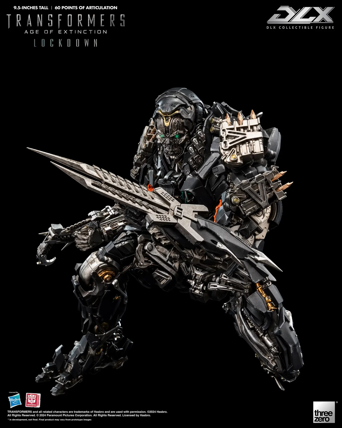 Threezero Transformers: Age of Extinction DLX Lockdown 3Z0471