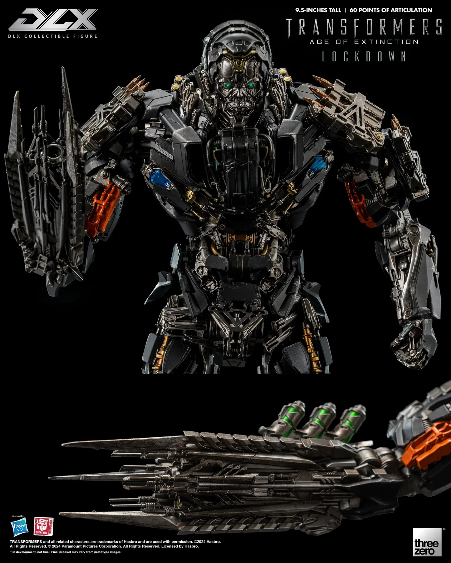 Threezero Transformers: Age of Extinction DLX Lockdown 3Z0471