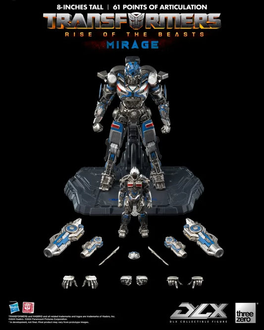 Threezero Transformers: Rise of the Beasts DLX Mirage Collectible Figure