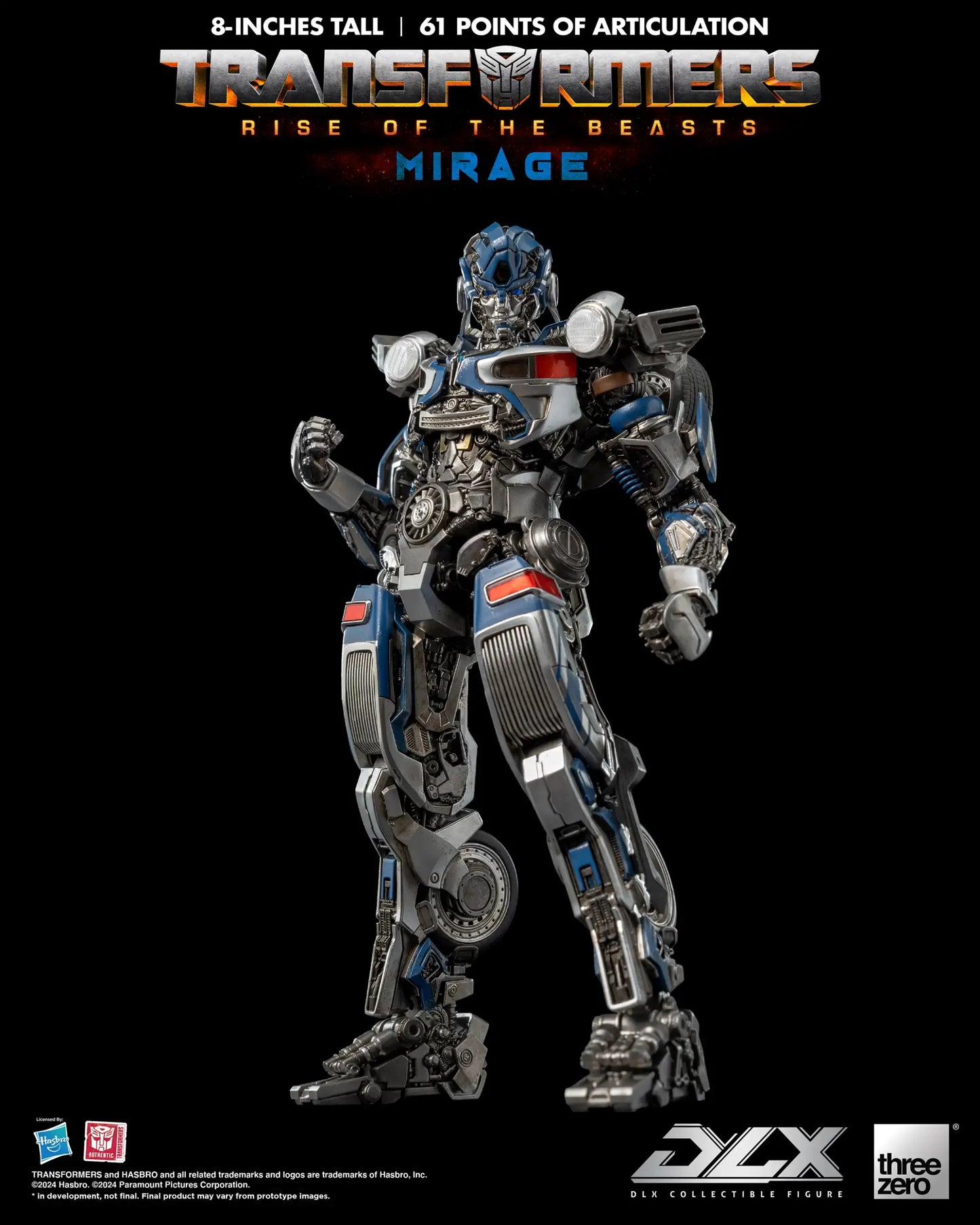 Threezero Transformers: Rise of the Beasts DLX Mirage Collectible Figure