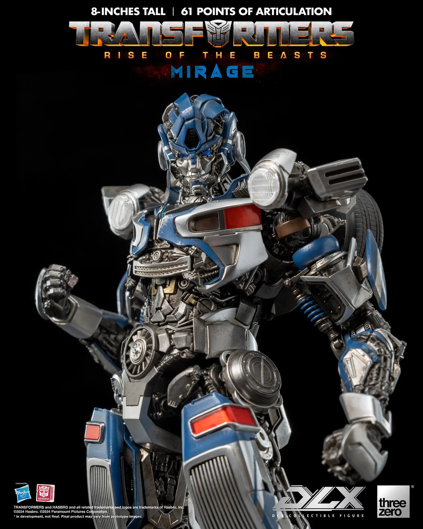 Threezero Transformers: Rise of the Beasts DLX Mirage Collectible Figure