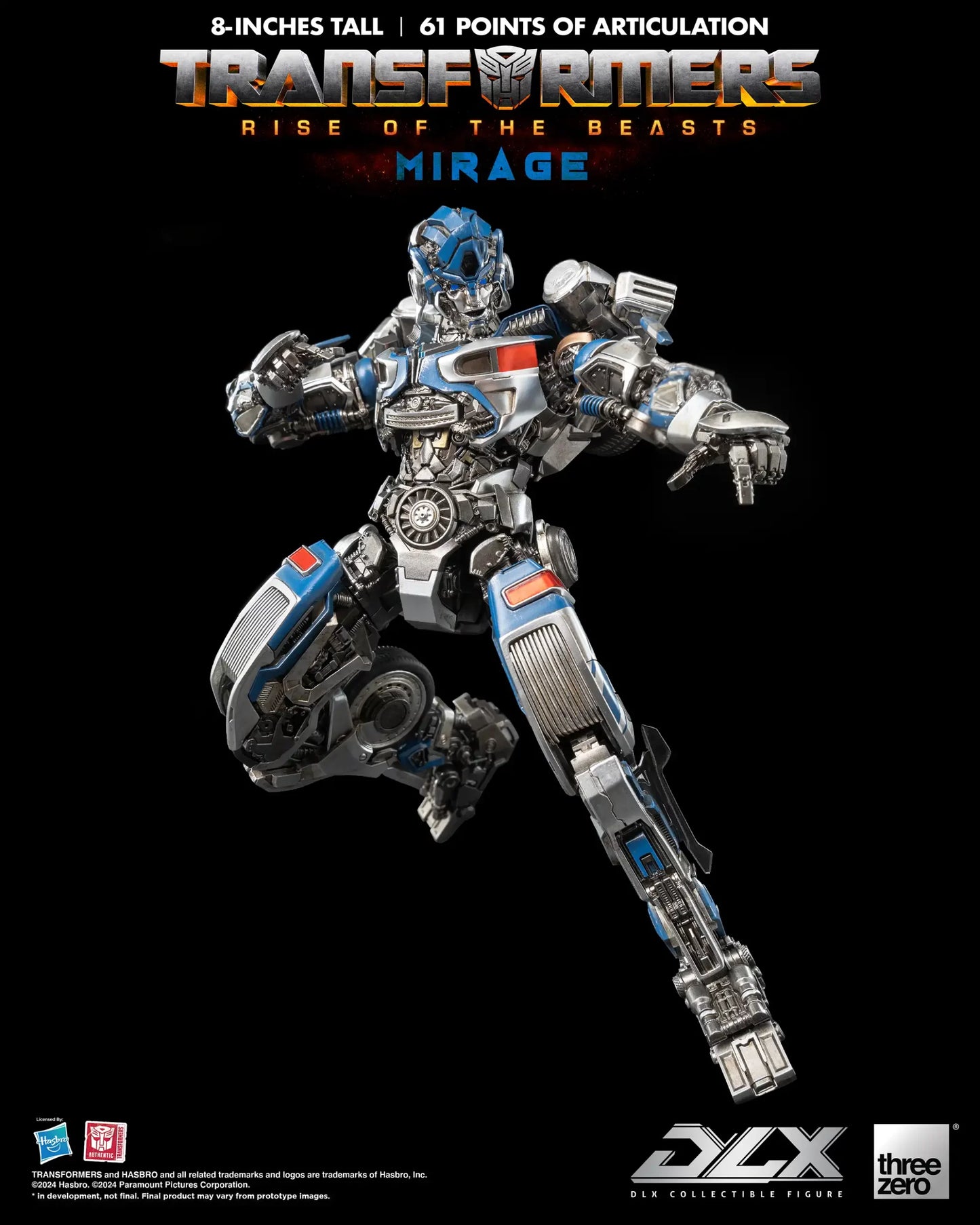 Threezero Transformers: Rise of the Beasts DLX Mirage Collectible Figure