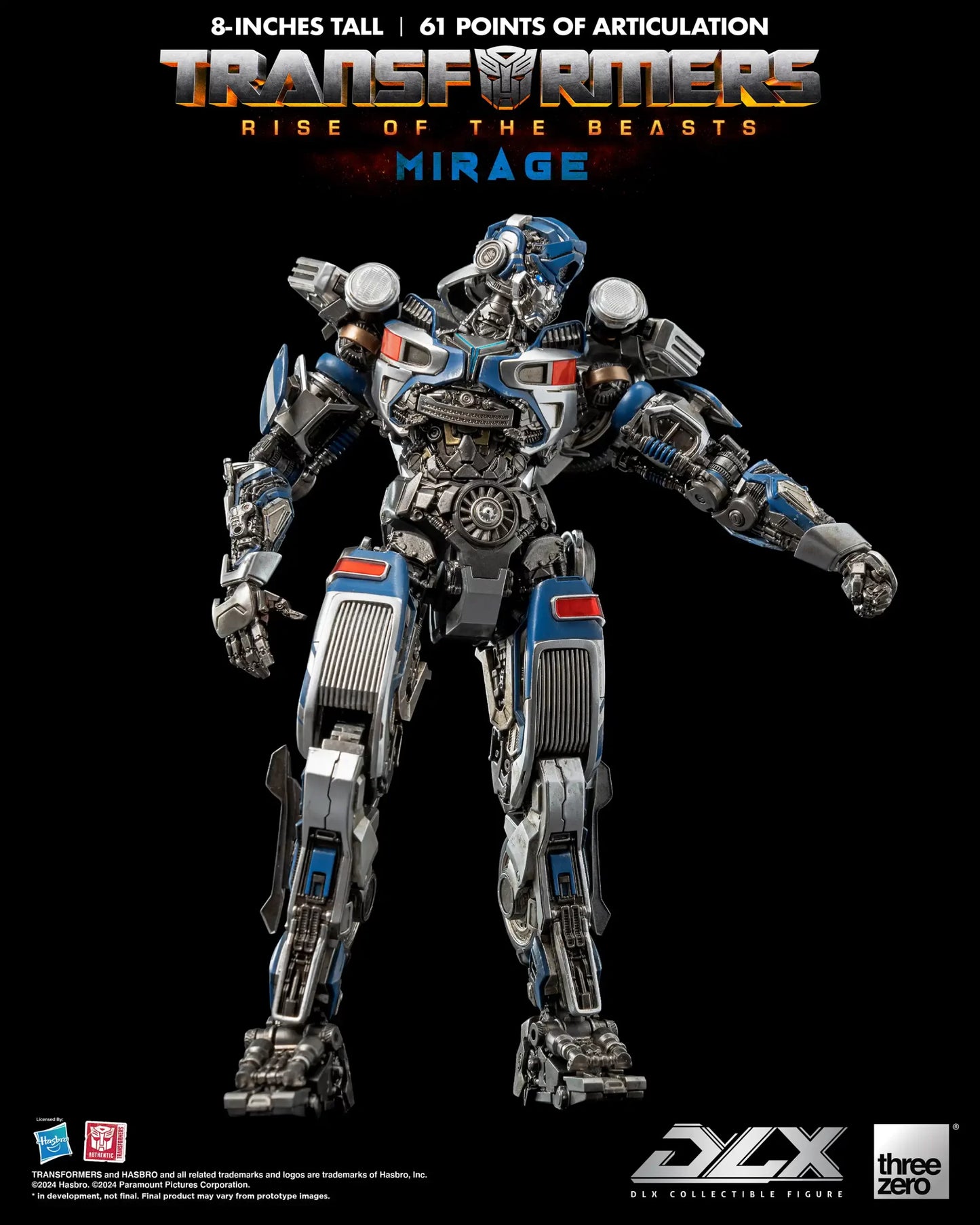 Threezero Transformers: Rise of the Beasts DLX Mirage Collectible Figure