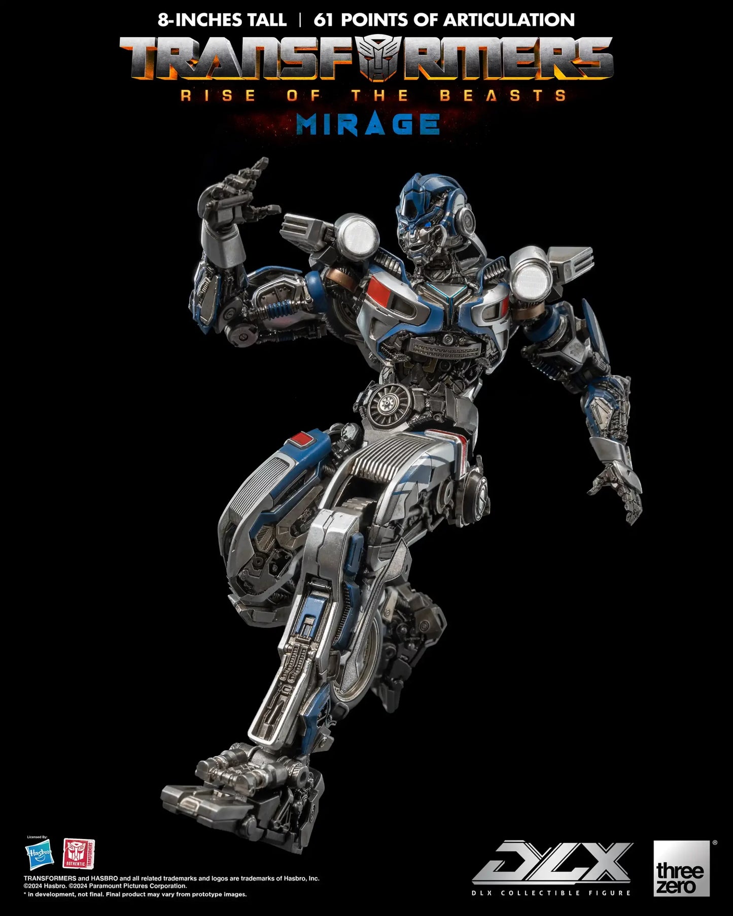 Threezero Transformers: Rise of the Beasts DLX Mirage Collectible Figure