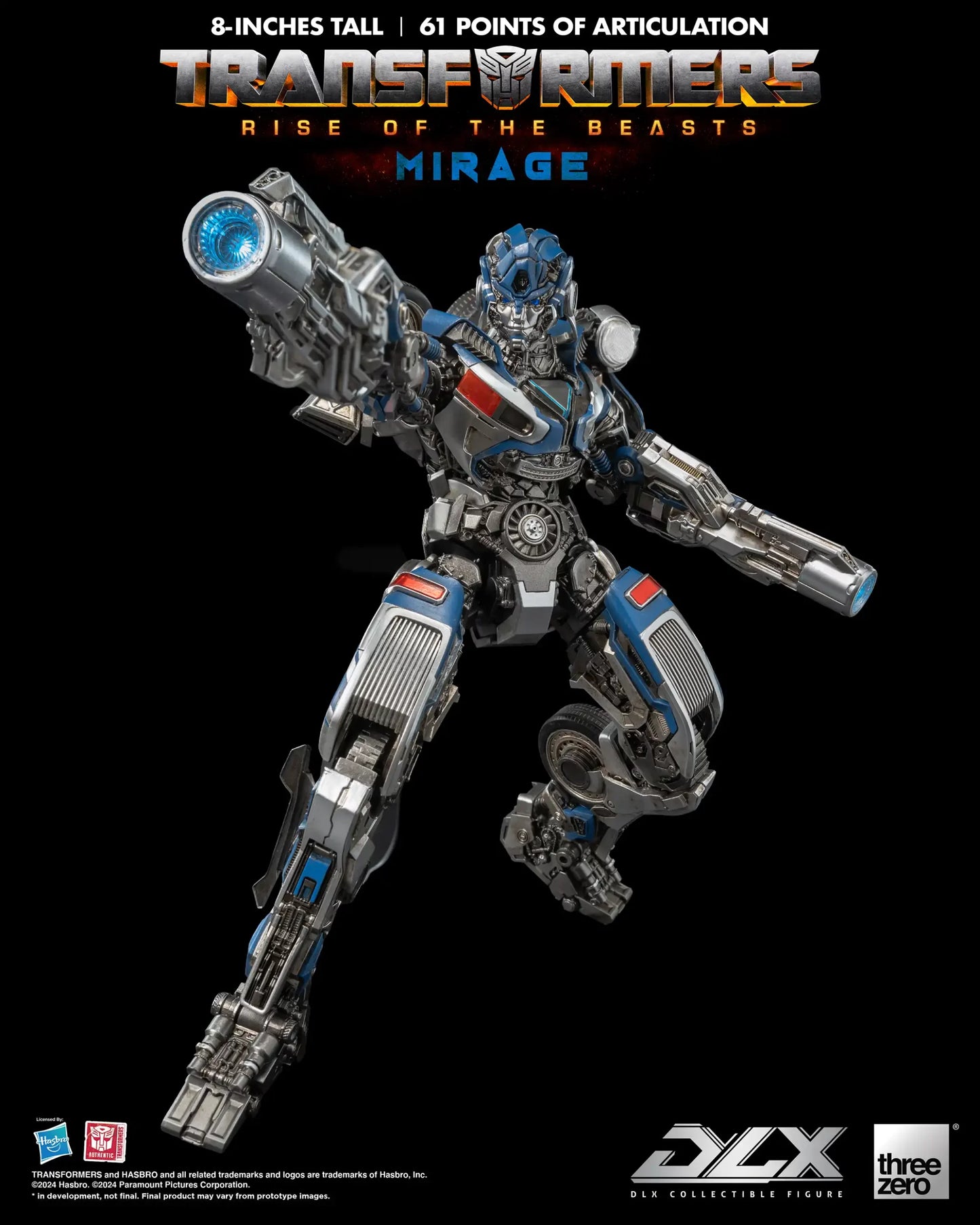 Threezero Transformers: Rise of the Beasts DLX Mirage Collectible Figure