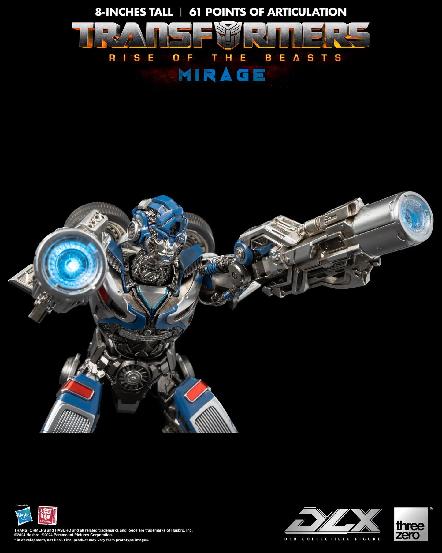 Threezero Transformers: Rise of the Beasts DLX Mirage Collectible Figure