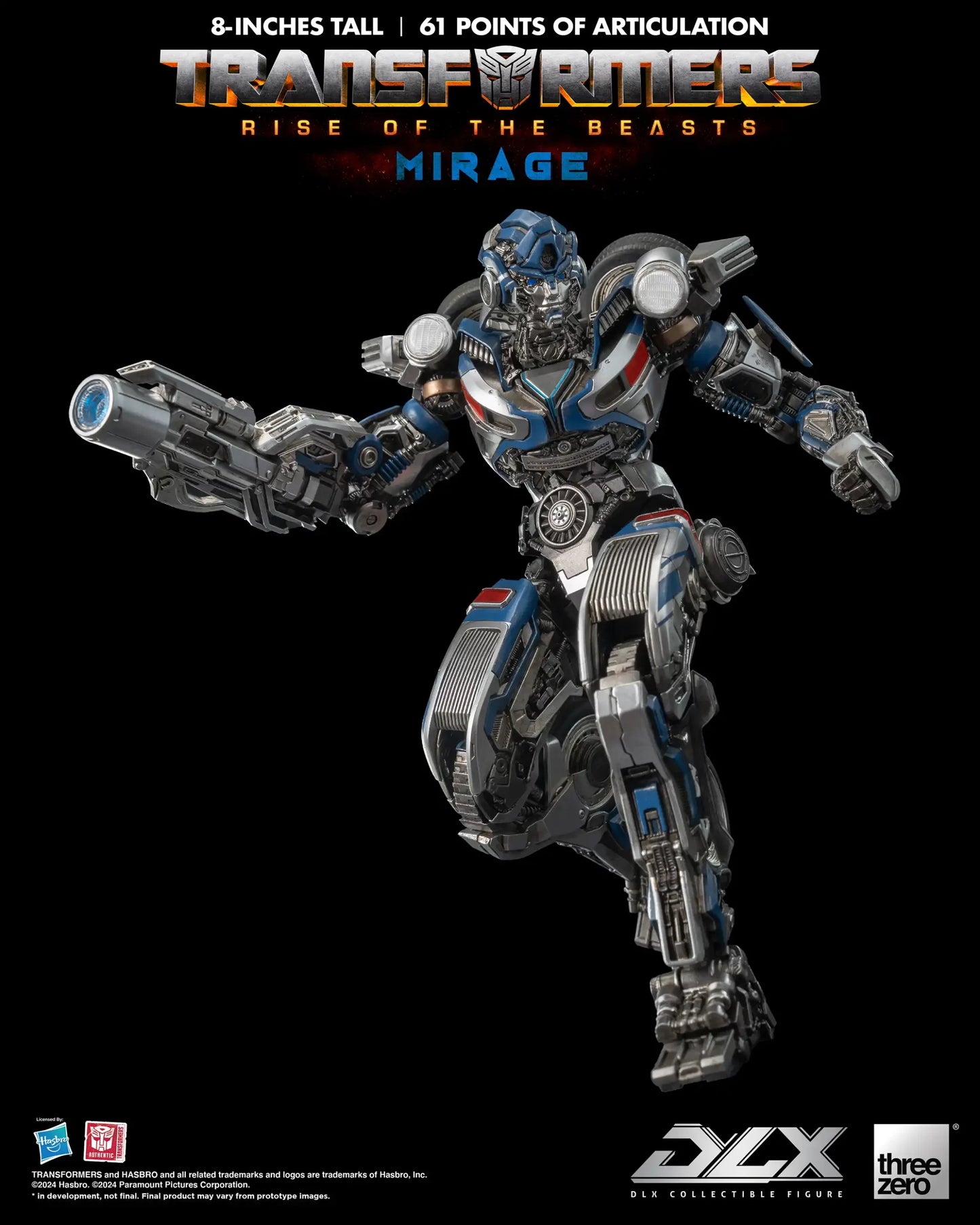 Threezero Transformers: Rise of the Beasts DLX Mirage Collectible Figure