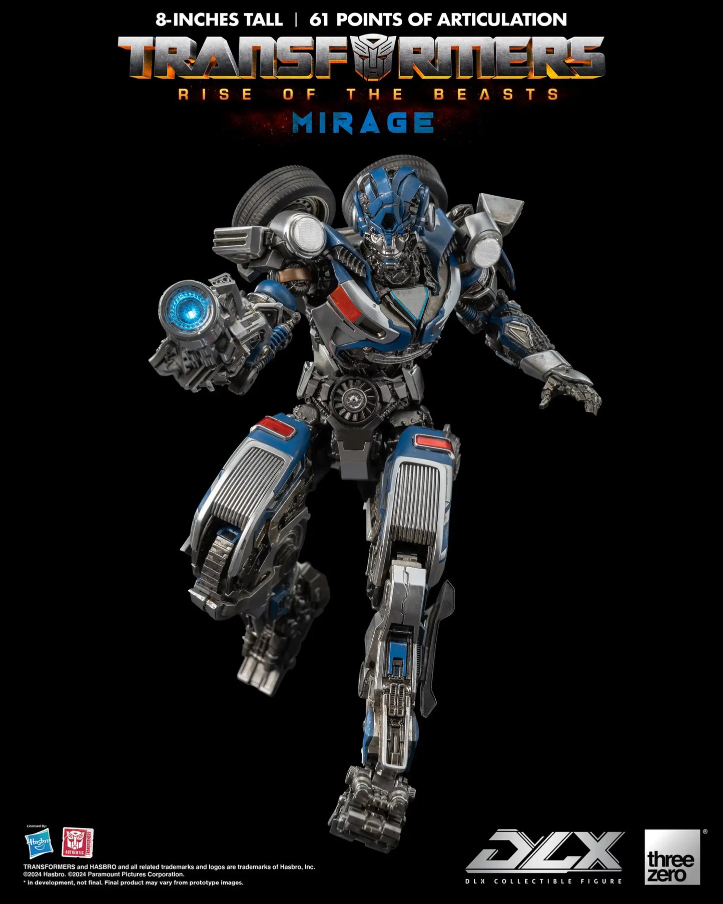 Threezero Transformers: Rise of the Beasts DLX Mirage Collectible Figure