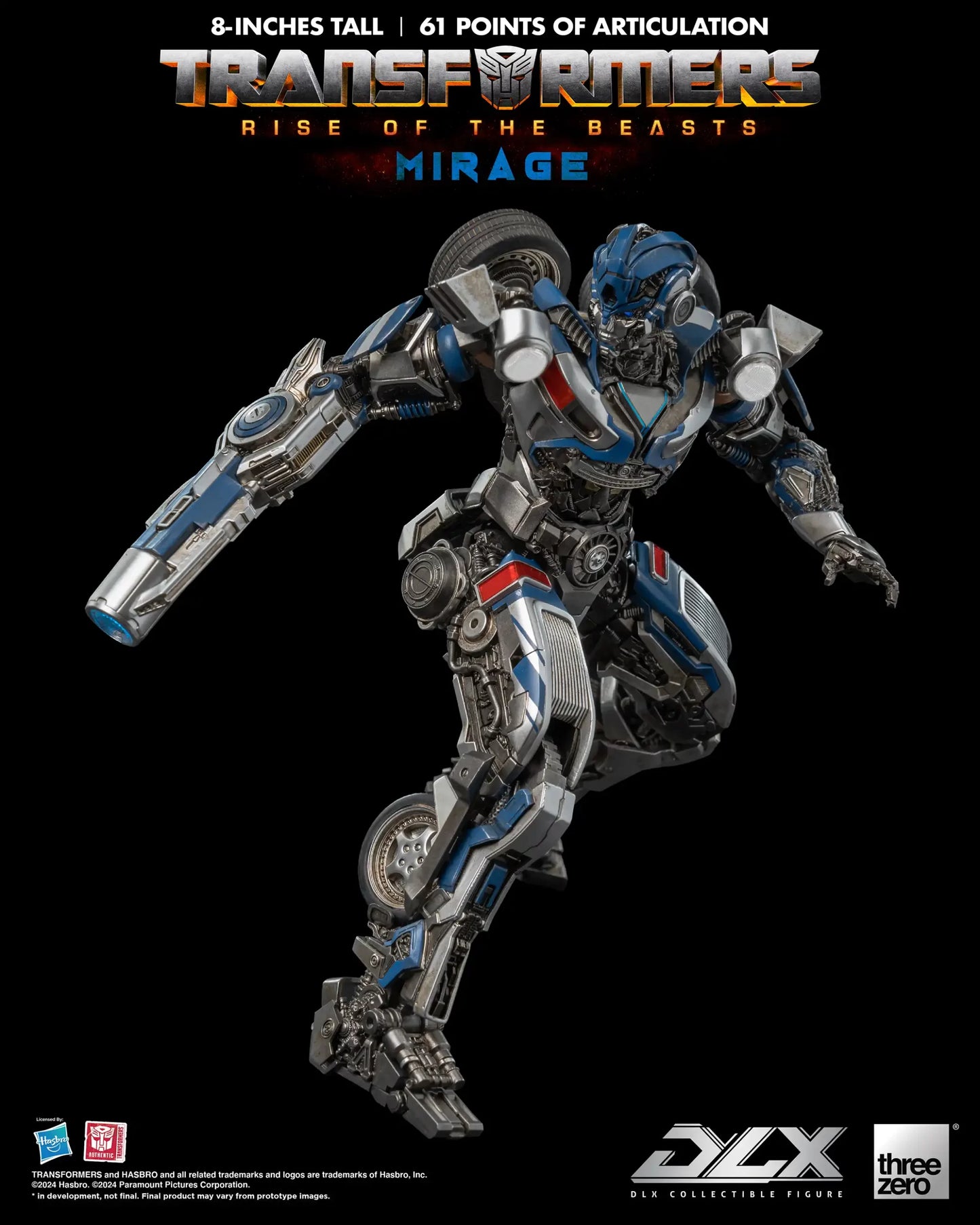 Threezero Transformers: Rise of the Beasts DLX Mirage Collectible Figure