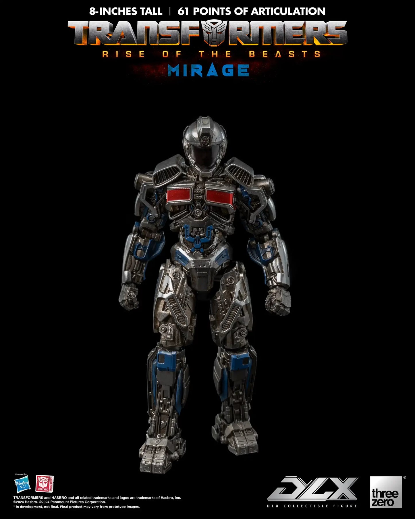 Threezero Transformers: Rise of the Beasts DLX Mirage Collectible Figure