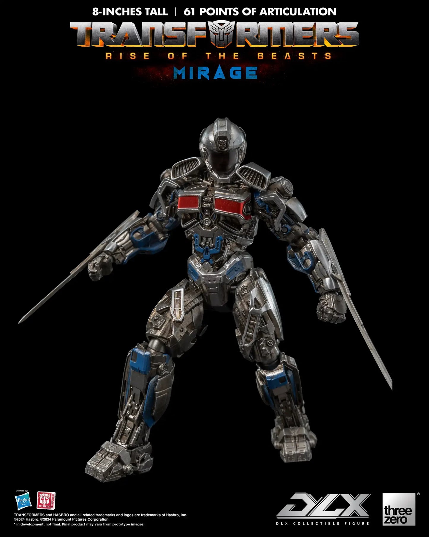 Threezero Transformers: Rise of the Beasts DLX Mirage Collectible Figure