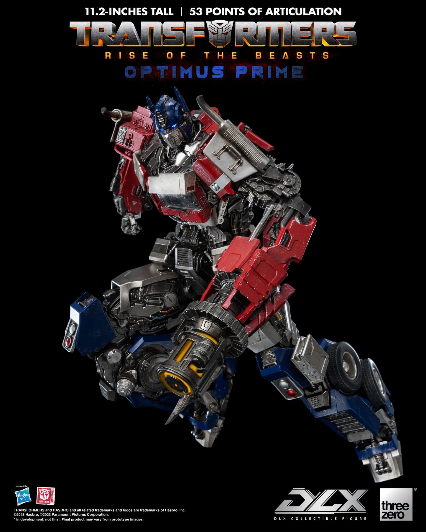 Threezero Transformers: Rise of the Beasts DLX Optimus Prime