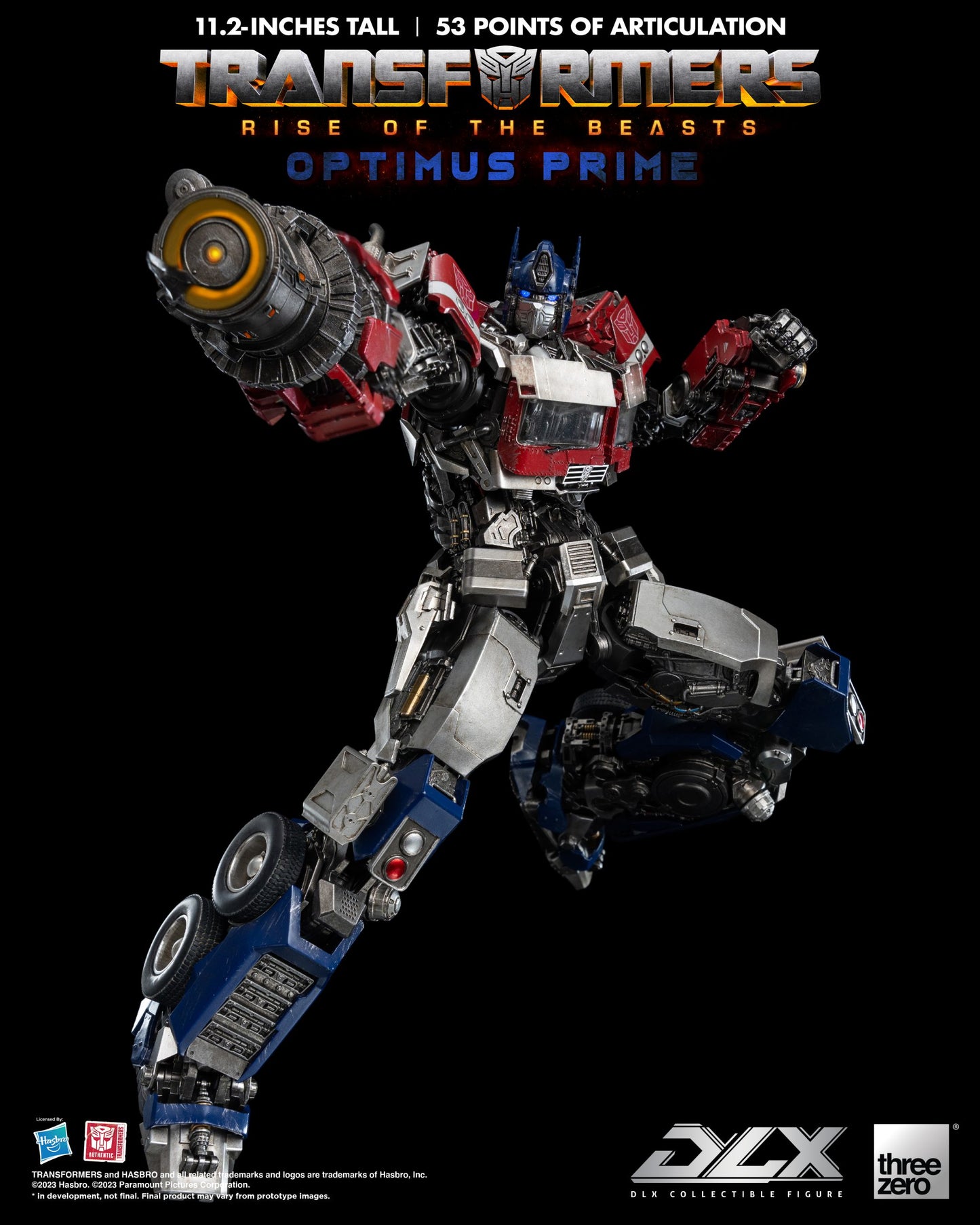 Threezero Transformers: Rise of the Beasts DLX Optimus Prime