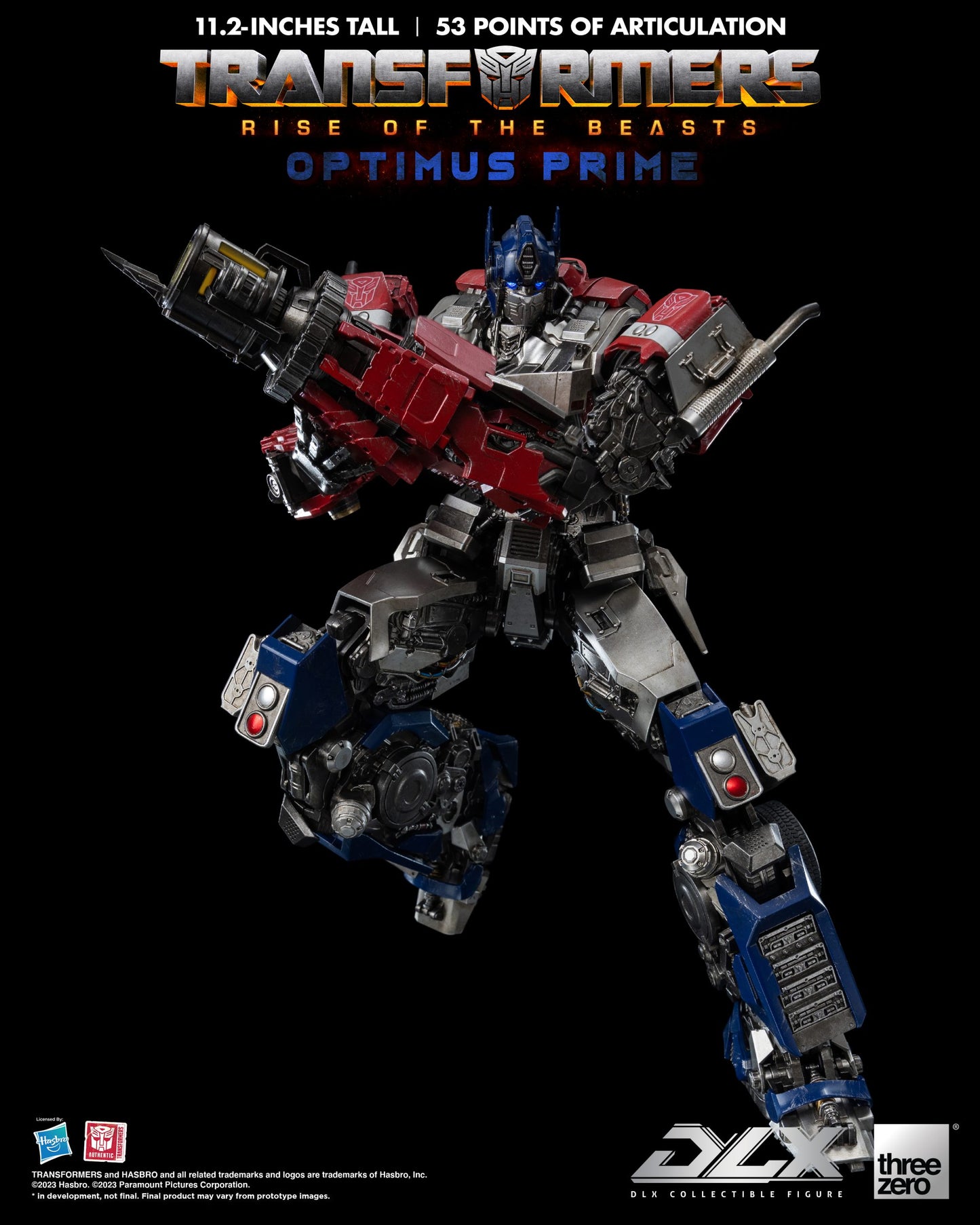 Threezero Transformers: Rise of the Beasts DLX Optimus Prime