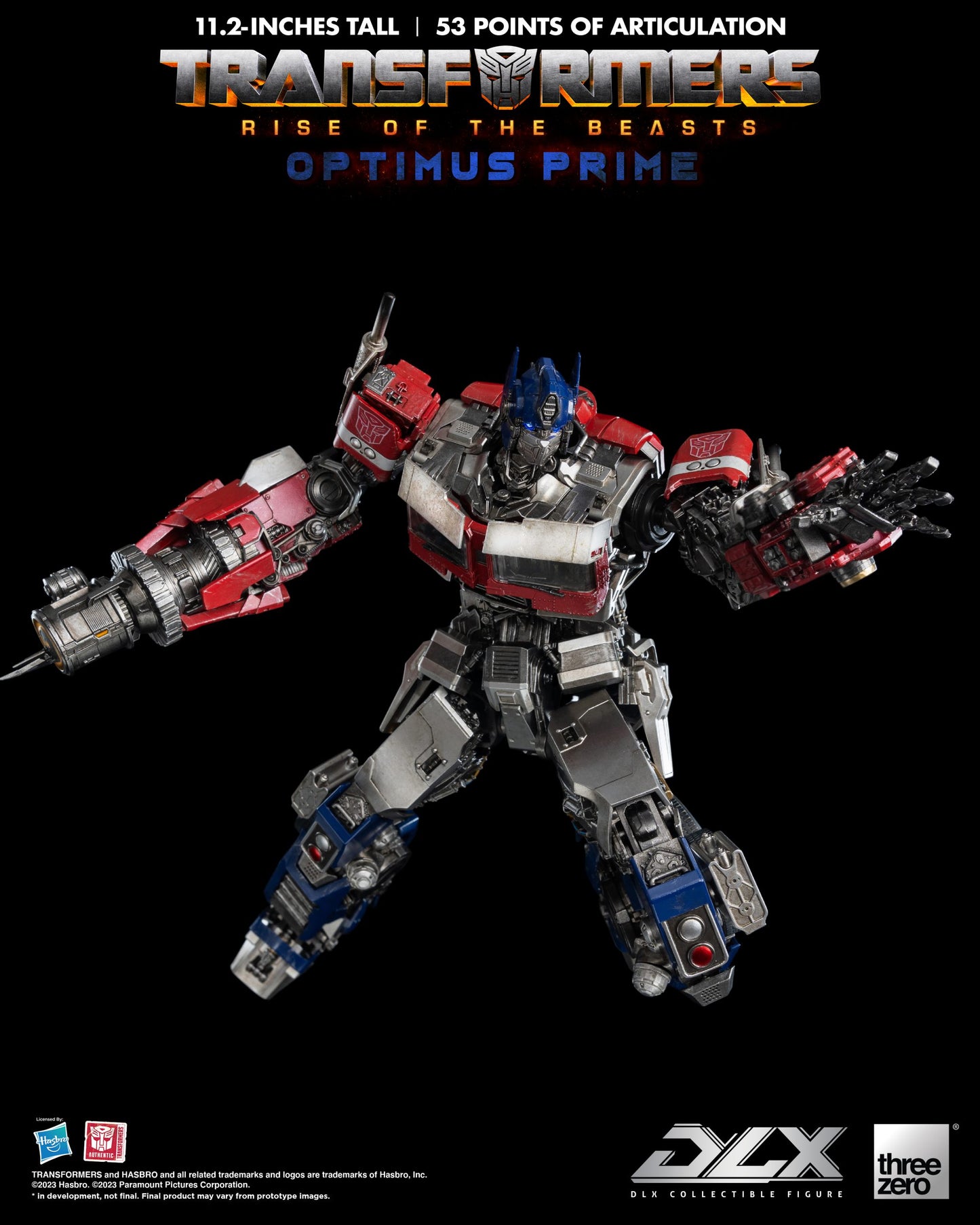 Threezero Transformers: Rise of the Beasts DLX Optimus Prime