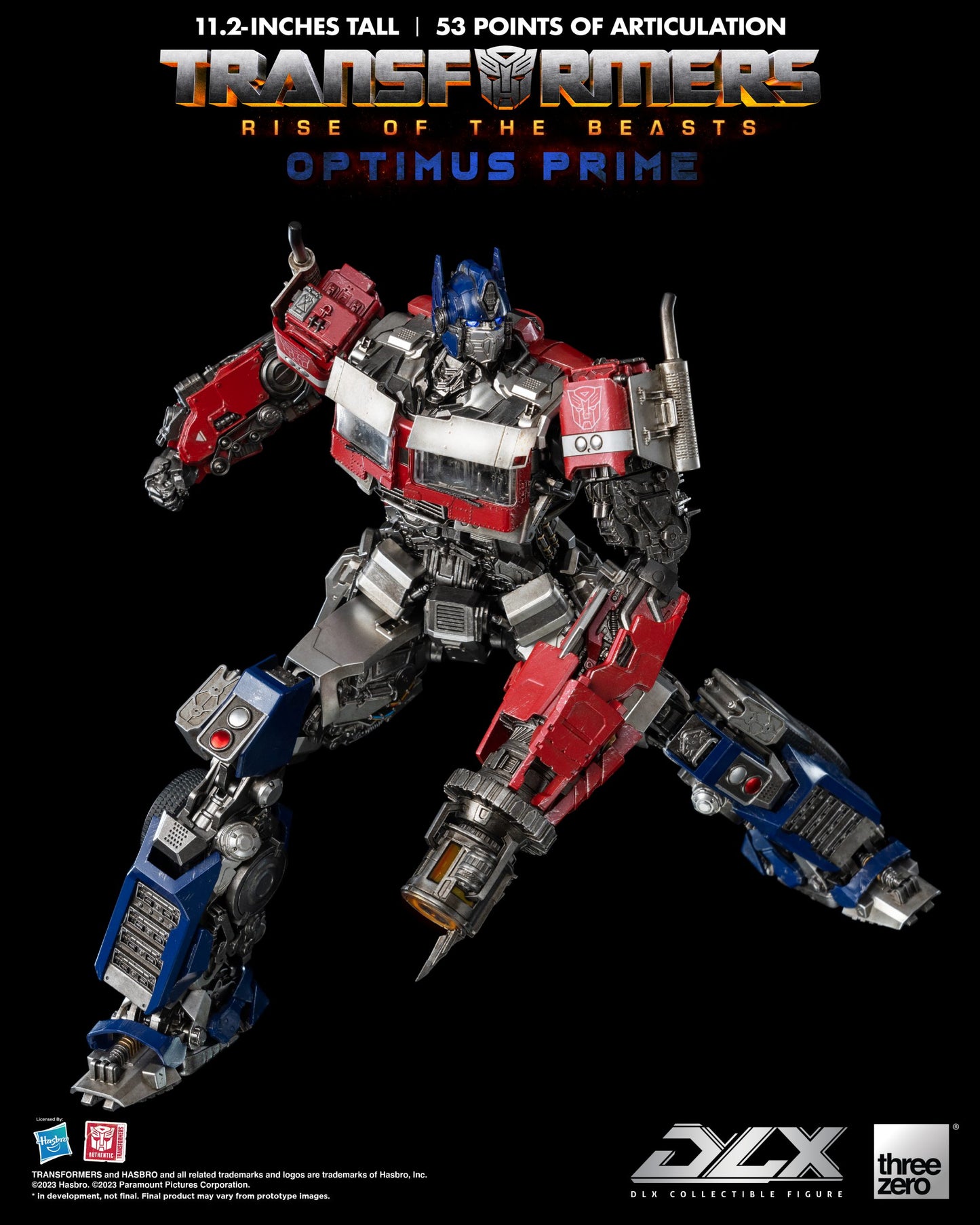 Threezero Transformers: Rise of the Beasts DLX Optimus Prime