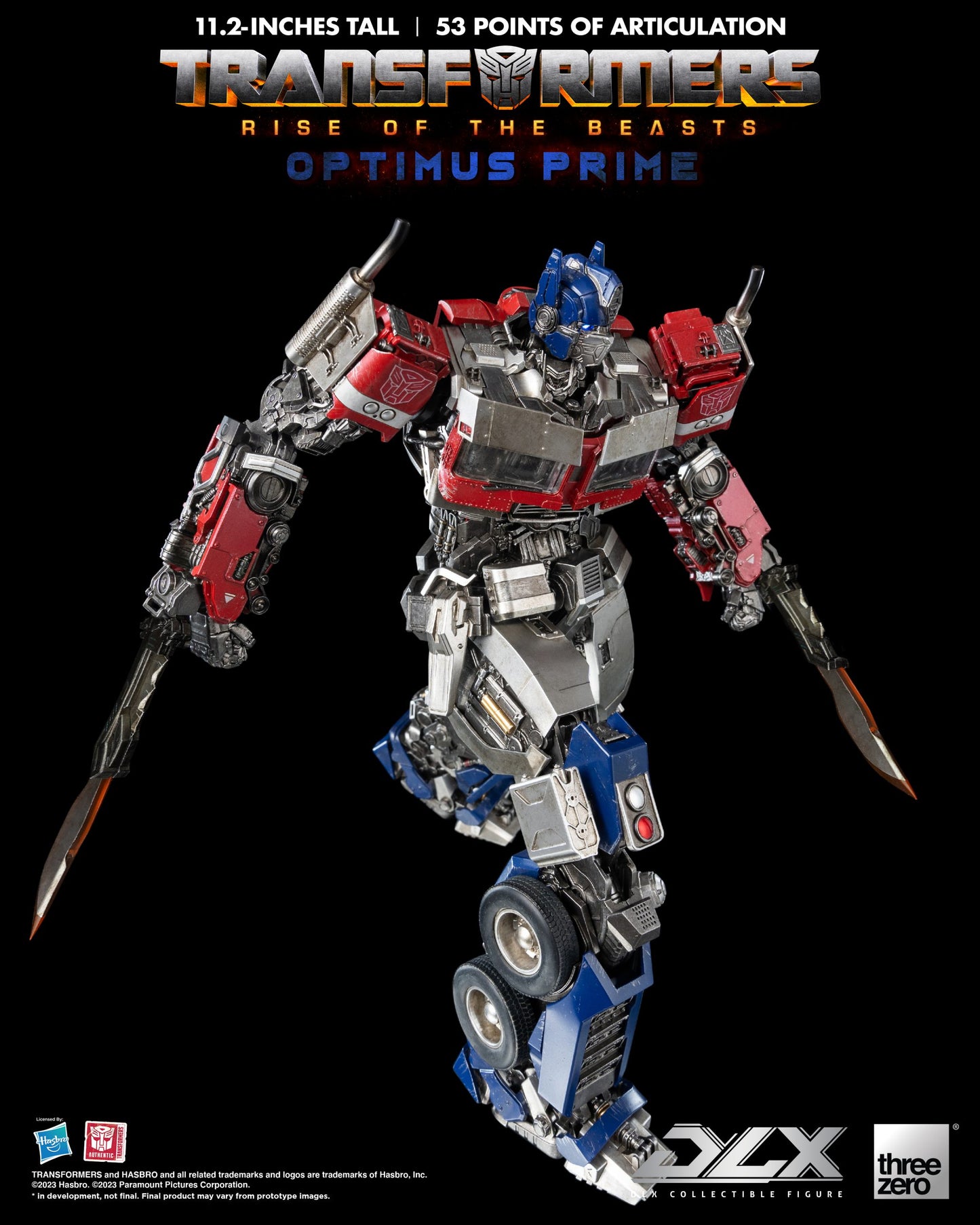 Threezero Transformers: Rise of the Beasts DLX Optimus Prime