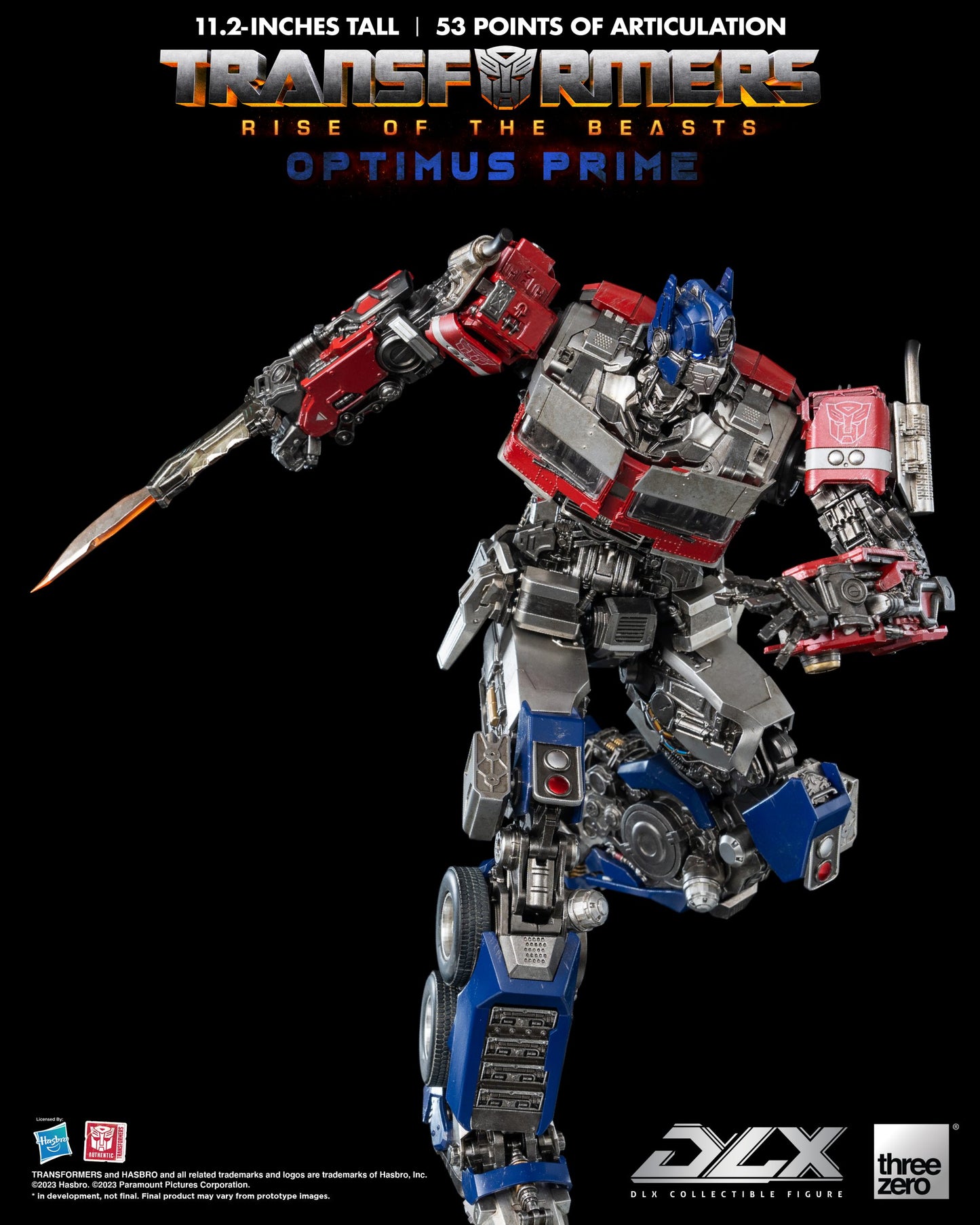 Threezero Transformers: Rise of the Beasts DLX Optimus Prime