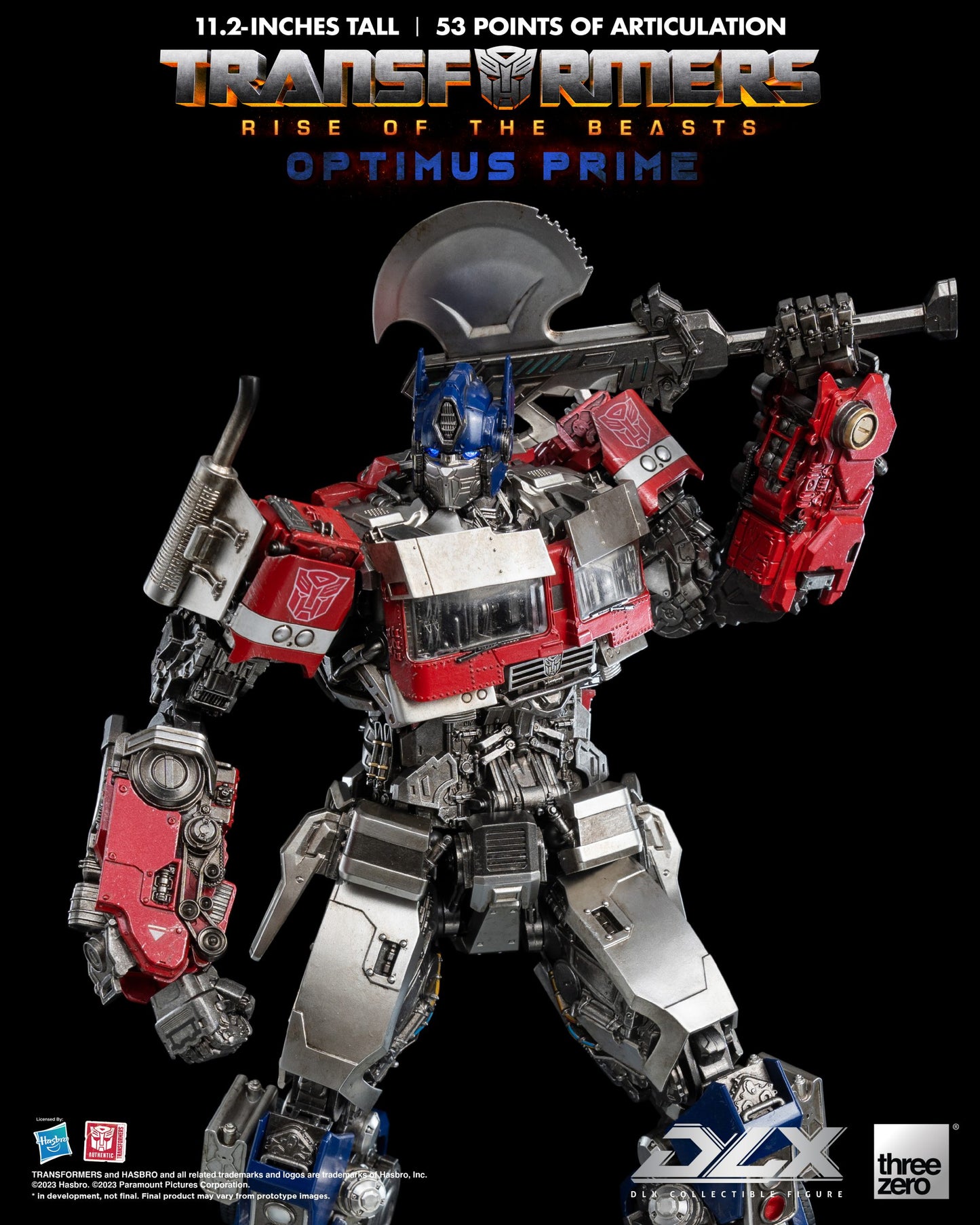 Threezero Transformers: Rise of the Beasts DLX Optimus Prime