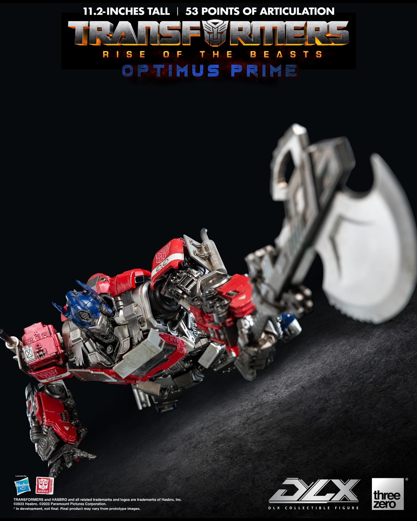 Threezero Transformers: Rise of the Beasts DLX Optimus Prime