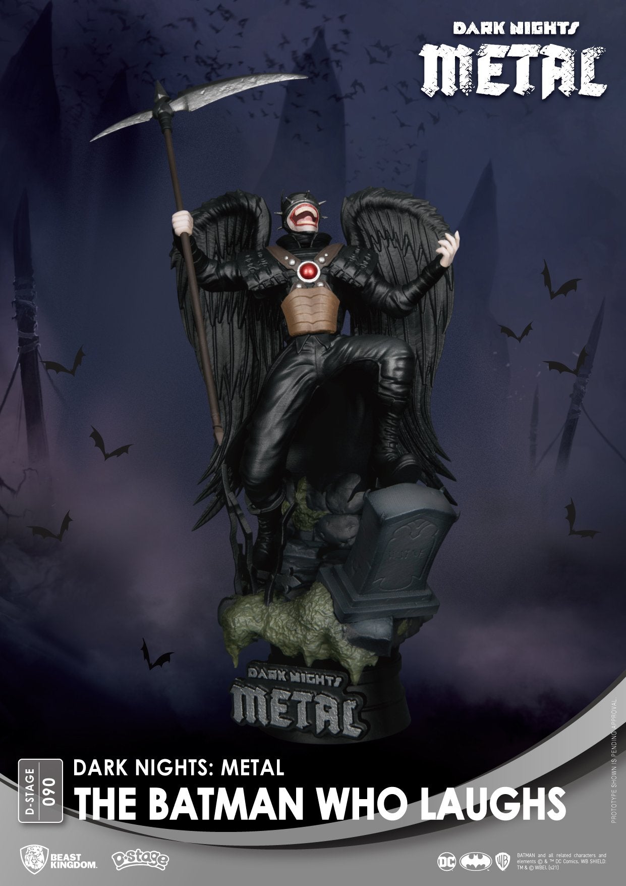 Beast Kingdom Diorama Stage-Dark Nights: Metal-The Batman Who Laughs