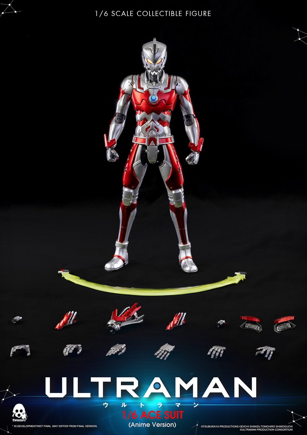 Threezero Ultraman Ace Suit (Anime Ver.) 1/6 Scale Collectible Figure