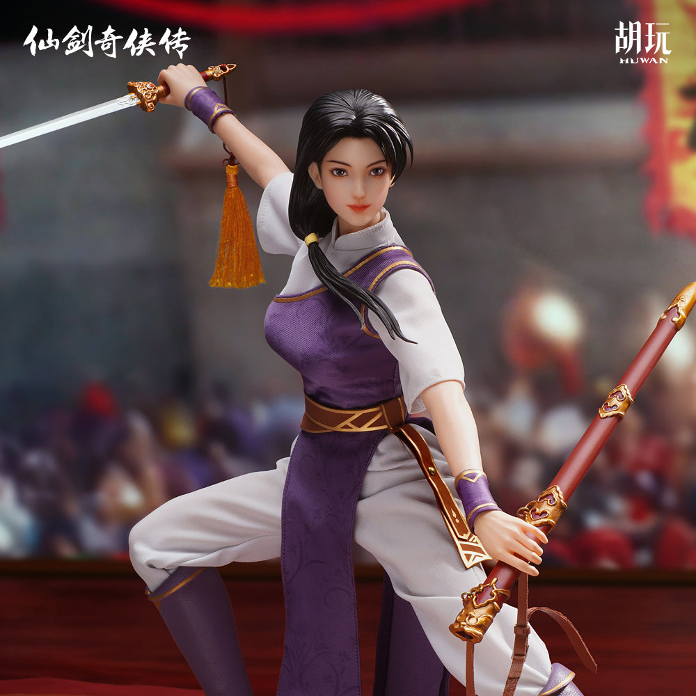 Hu Wan Toys Lin Yue Ru Articulated Action Figure from "The Legend of Sword and Fairy." (Yuehua Edition) 1:6 Scale Collectible Figure HWM002