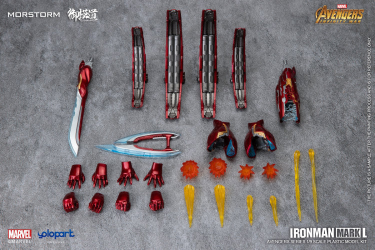 Morstorm x Eastern Model 1:9 Scale Iron Man Mark 50 (Plamo) Deluxe ( Yolopark Exclusive )