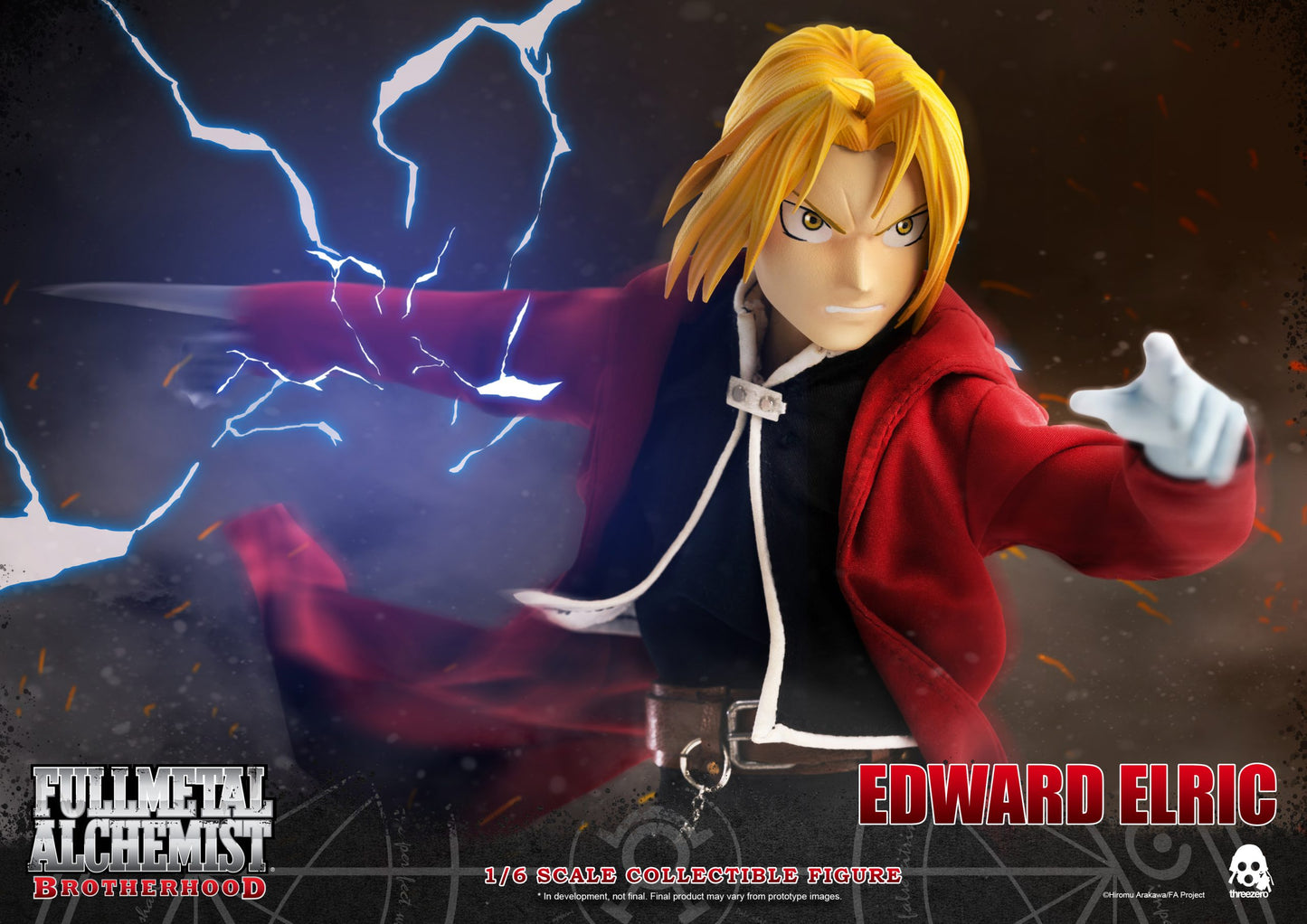 Threezero Fullmetal Alchemist: Brotherhood FigZero Edward Elric + Alphonse Elric Twin-Pack 1:6 Scale Collectible Figure