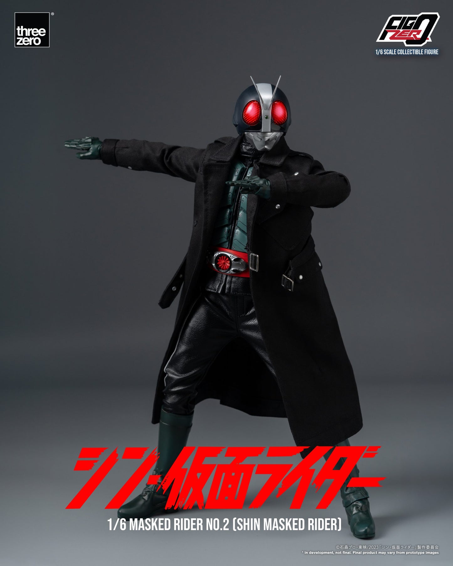 Threezero FigZero Shin Masked Rider: Masked Rider No.2 1:6 Scale Collectible Figure