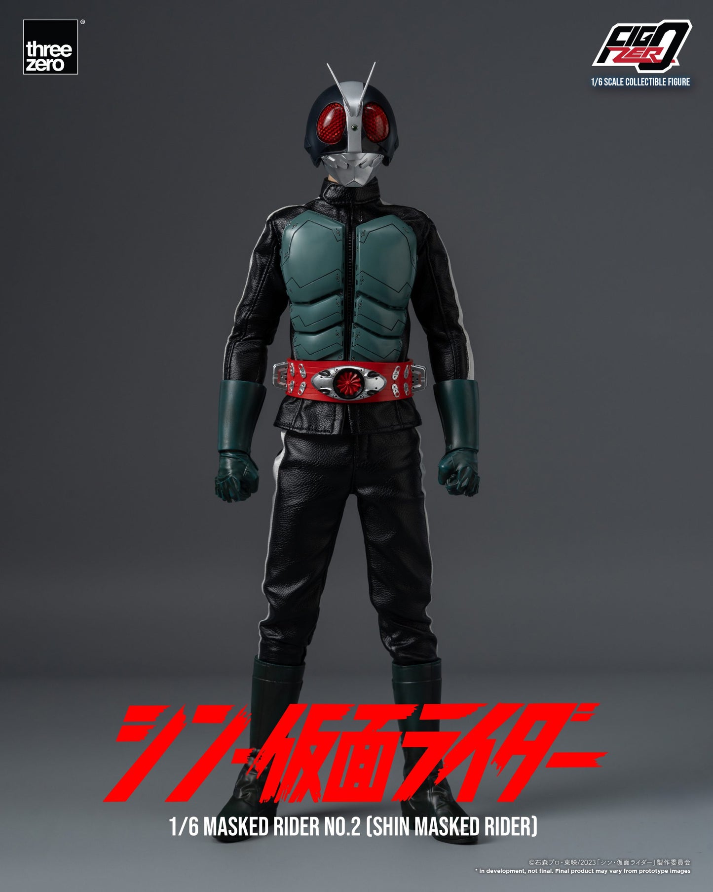 Threezero FigZero Shin Masked Rider: Masked Rider No.2 1:6 Scale Collectible Figure