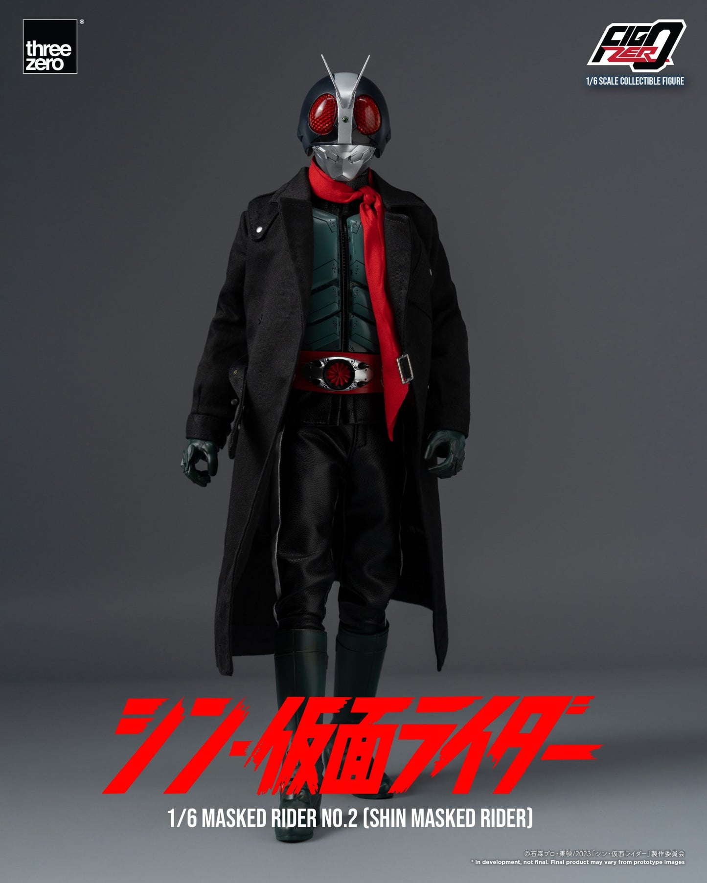 Threezero FigZero Shin Masked Rider: Masked Rider No.2 1:6 Scale Collectible Figure