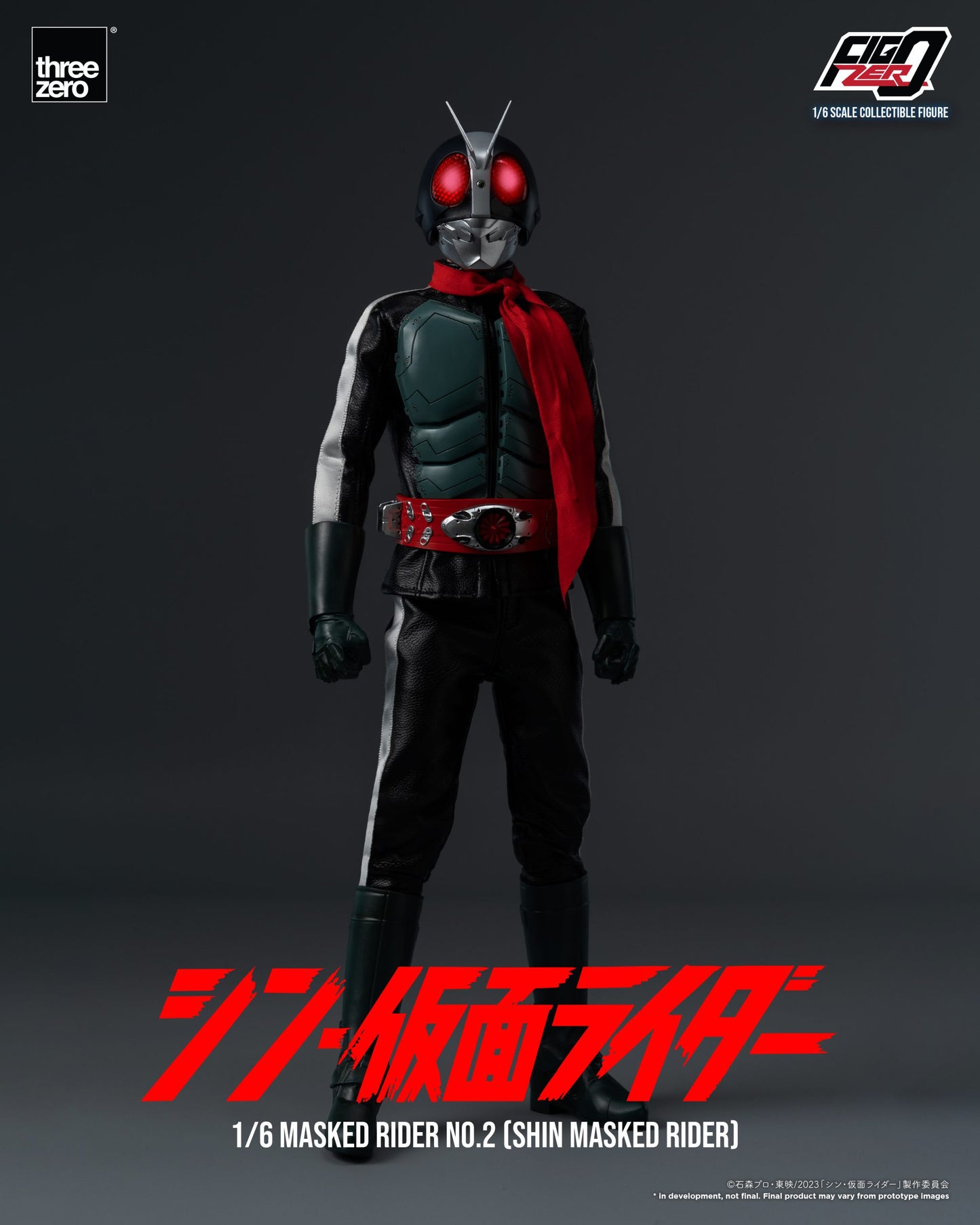 Threezero FigZero Shin Masked Rider: Masked Rider No.2 1:6 Scale Collectible Figure