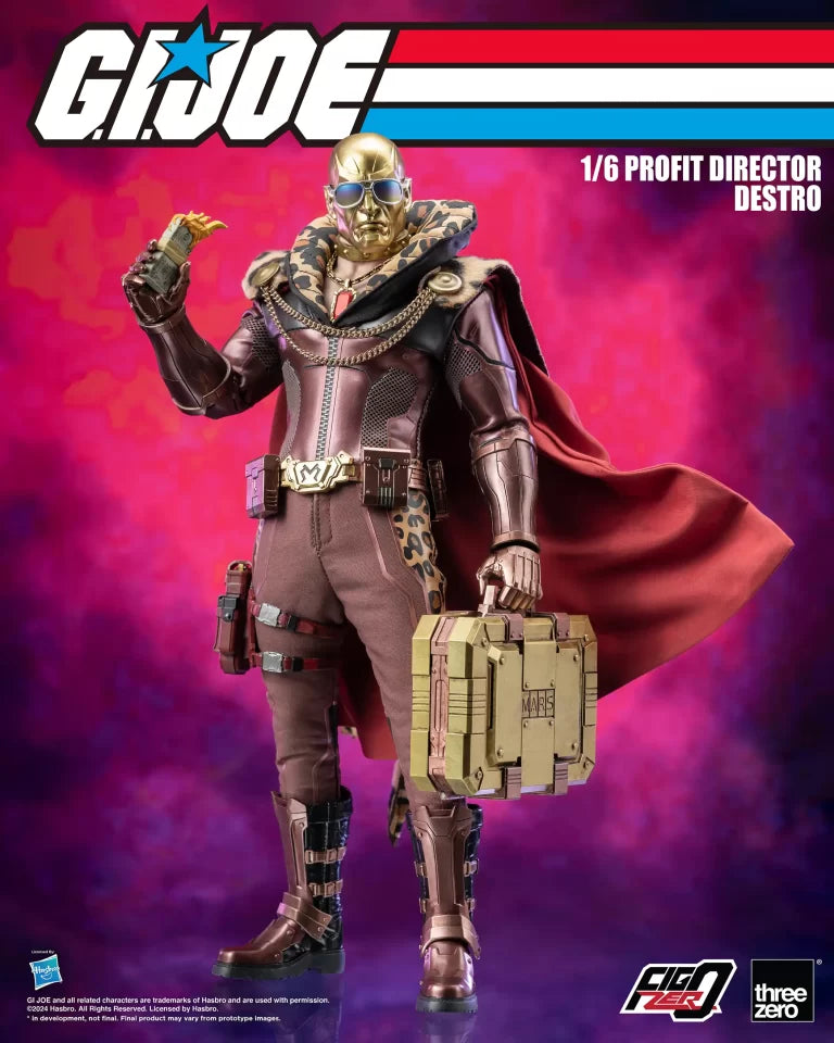 Threezero G.I. Joe FigZero Profit Director Destro 1:6 Scale Collectible Figure