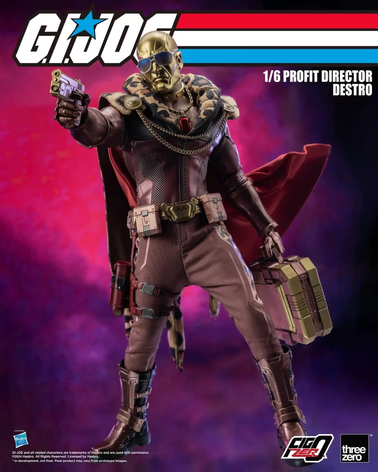 Threezero G.I. Joe FigZero Profit Director Destro 1:6 Scale Collectible Figure