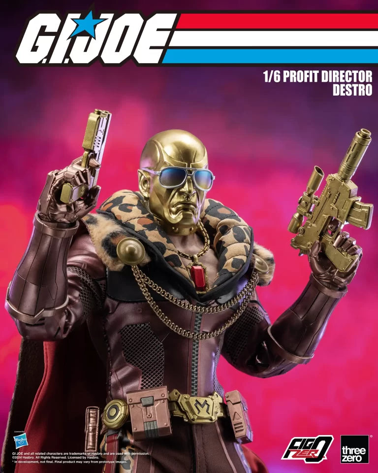 Threezero G.I. Joe FigZero Profit Director Destro 1:6 Scale Collectible Figure