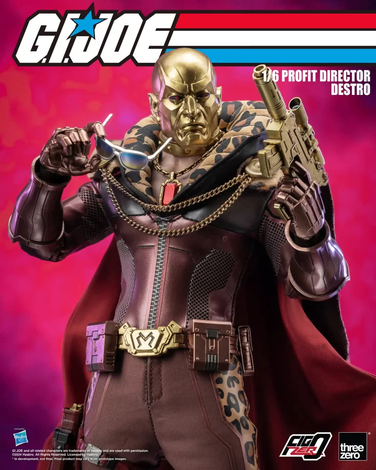 Threezero G.I. Joe FigZero Profit Director Destro 1:6 Scale Collectible Figure