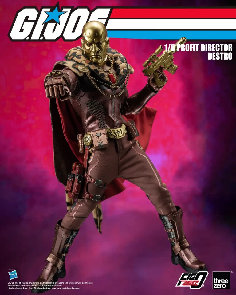 Threezero G.I. Joe FigZero Profit Director Destro 1:6 Scale Collectible Figure