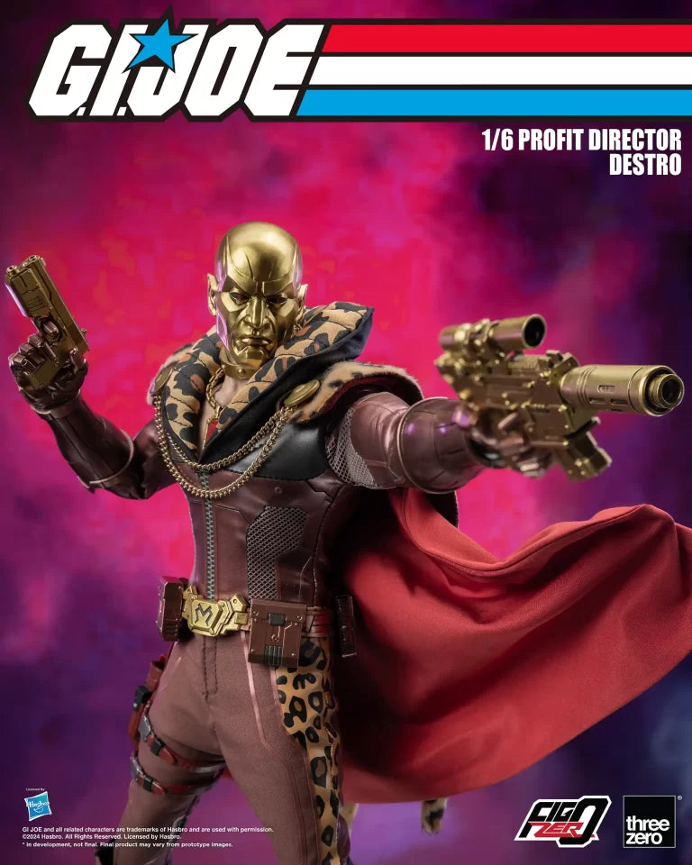 Threezero G.I. Joe FigZero Profit Director Destro 1:6 Scale Collectible Figure