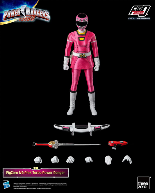 Threezero Power Rangers Turbo FigZero 1:6 Pink Turbo Power Ranger 3Z0817