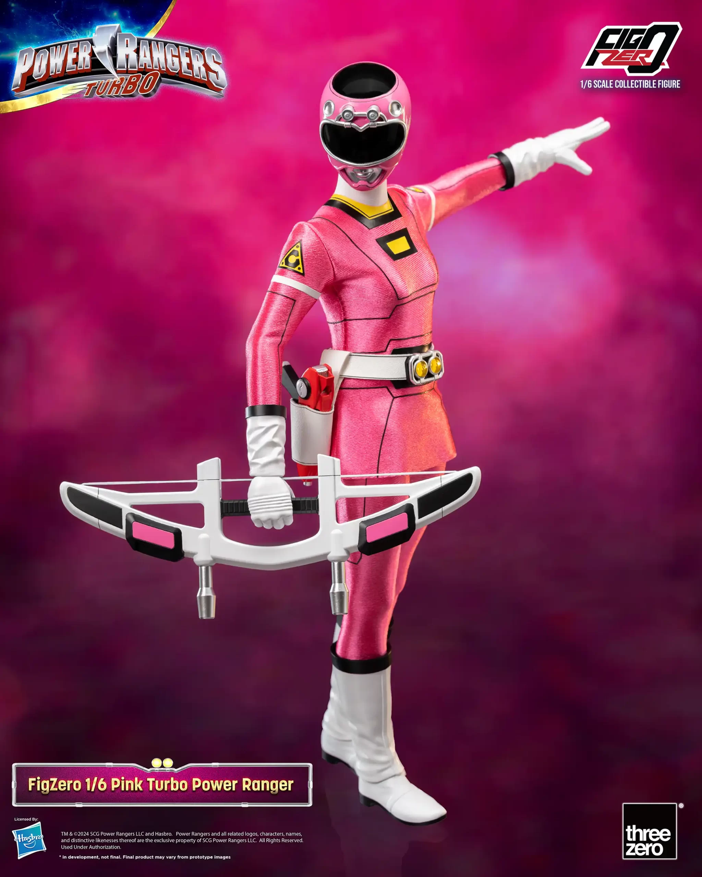 Threezero Power Rangers Turbo FigZero 1:6 Pink Turbo Power Ranger 3Z0817