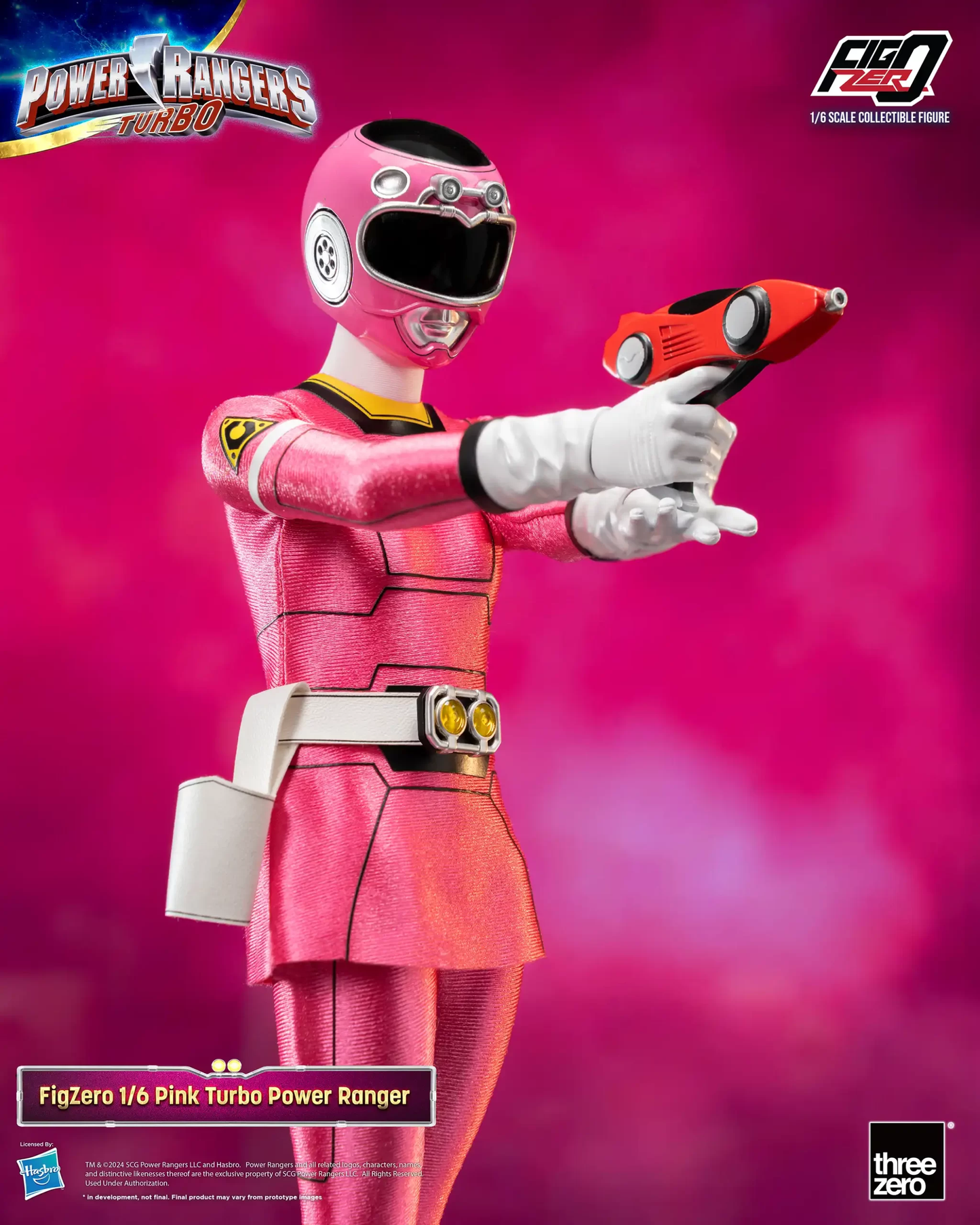 Threezero Power Rangers Turbo FigZero 1:6 Pink Turbo Power Ranger 3Z0817