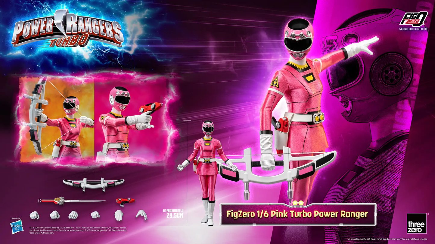 Threezero Power Rangers Turbo FigZero 1:6 Pink Turbo Power Ranger 3Z0817