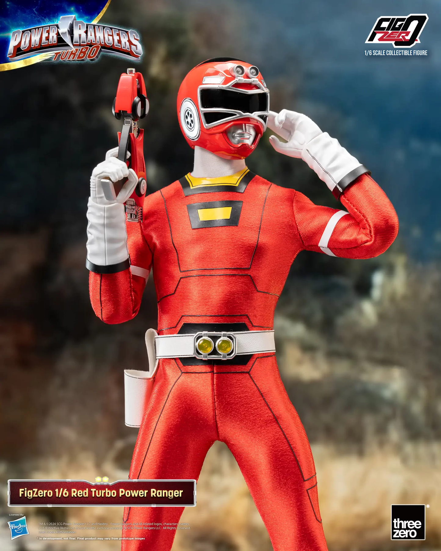 Threezero Power Rangers Turbo FigZero 1:6 Red Turbo Power Ranger 3Z0813