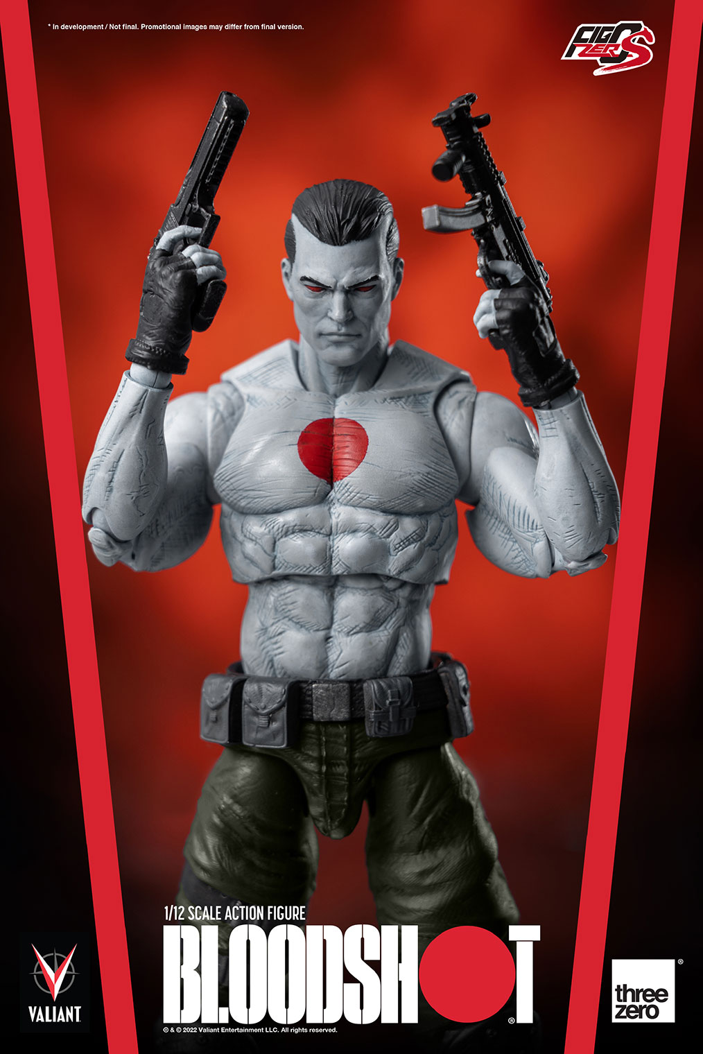 Threezero Valiant – FigZero S 1:12 Scale Bloodshot  Collectible Figure