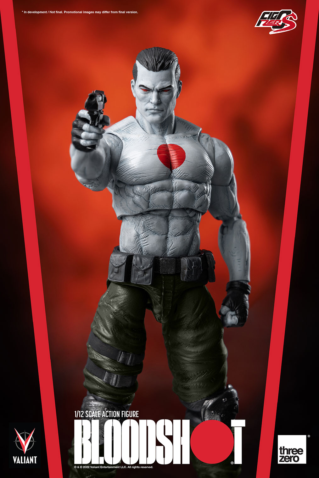 Threezero Valiant – FigZero S 1:12 Scale Bloodshot  Collectible Figure