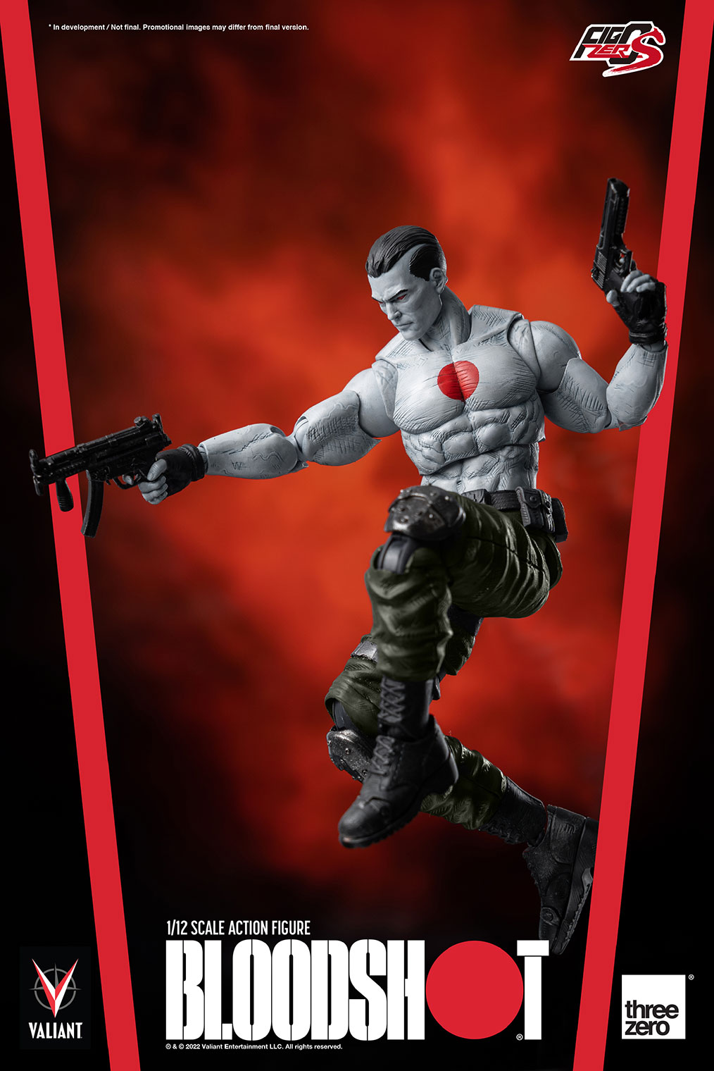 Threezero Valiant – FigZero S 1:12 Scale Bloodshot  Collectible Figure