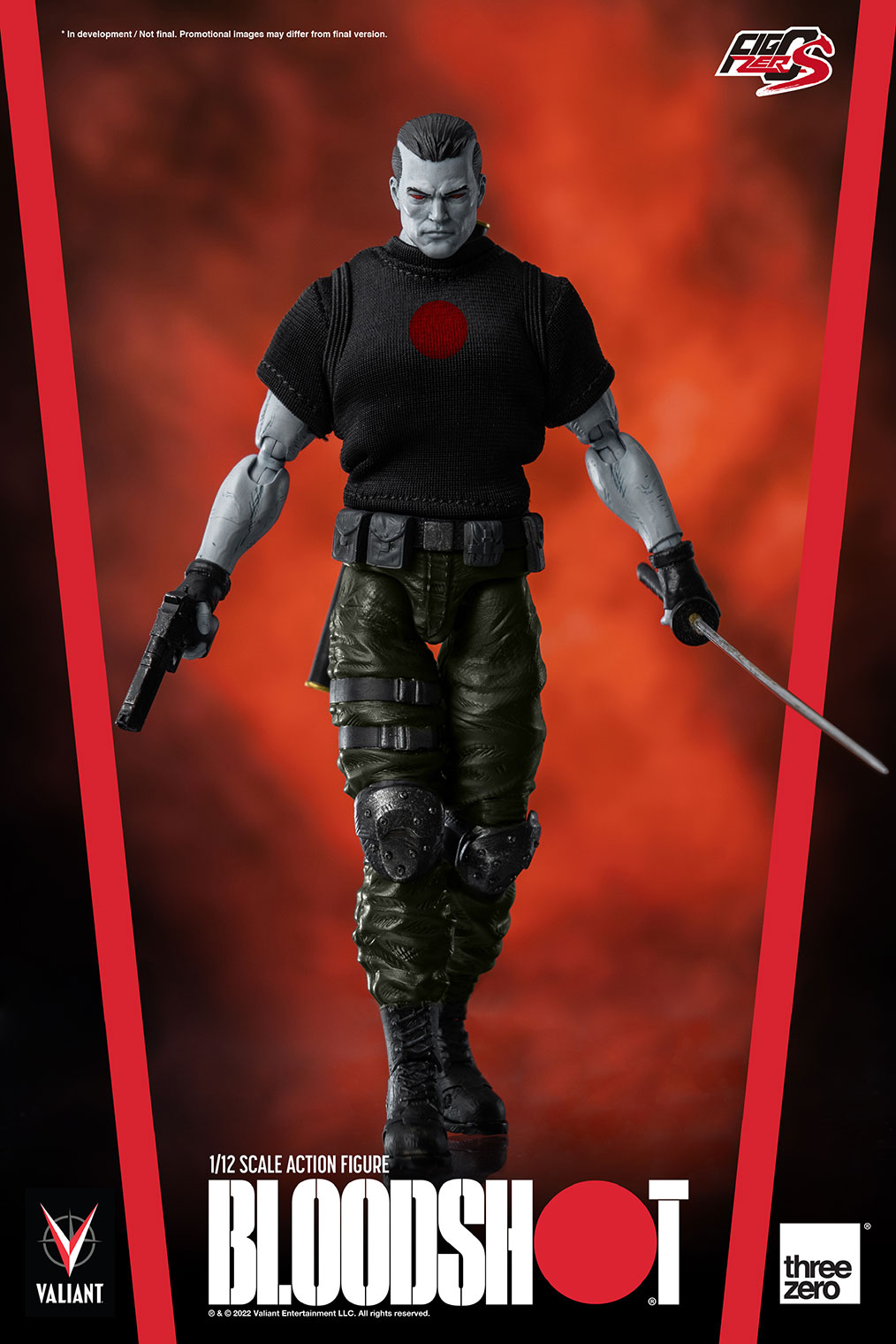 Threezero Valiant – FigZero S 1:12 Scale Bloodshot  Collectible Figure